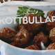 A bag of frozen IKEA meatballs